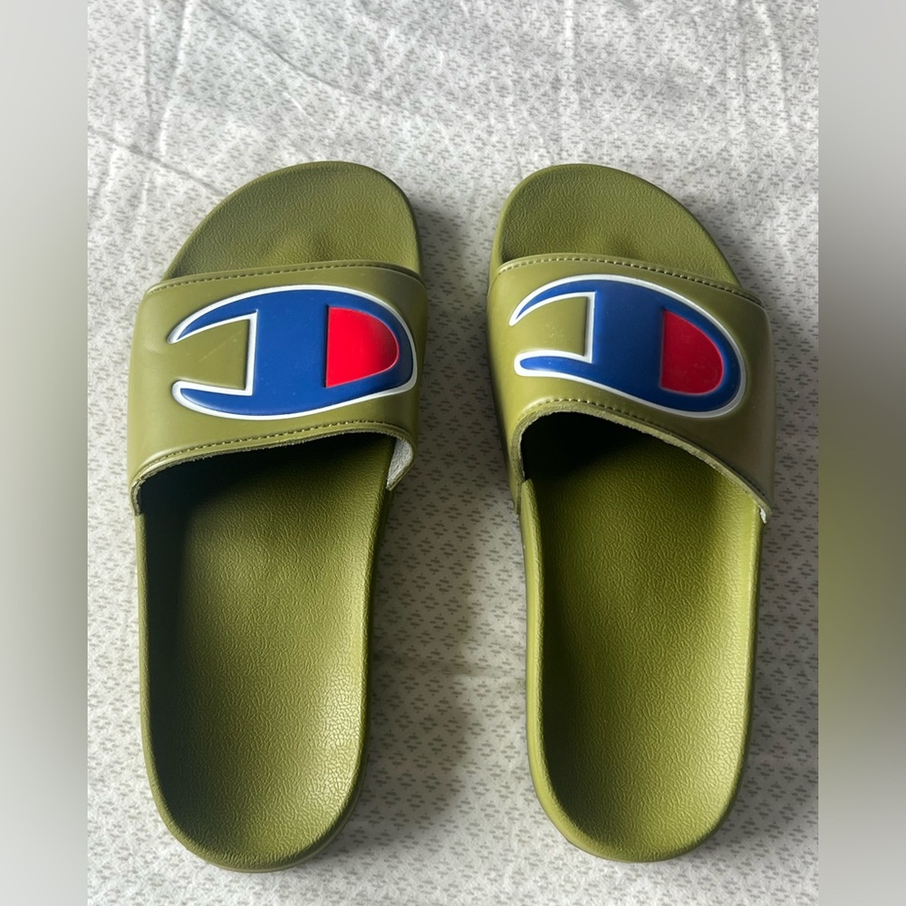 Champion Army Green Slides